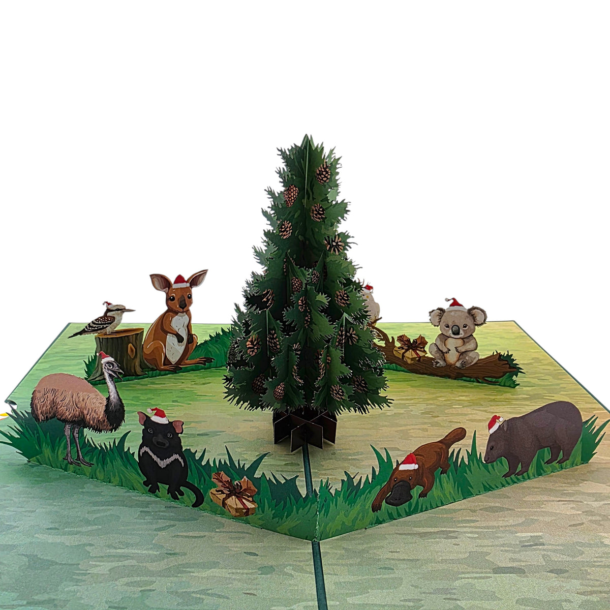 An Australian Christmas Pop Up Card