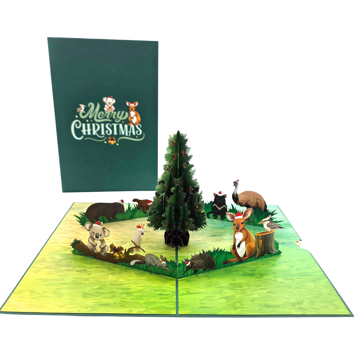 An Australian Christmas Pop Up Card