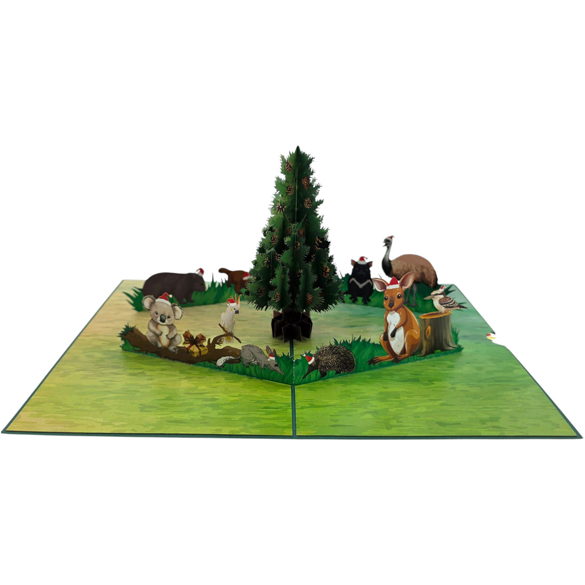 An Australian Christmas Pop Up Card