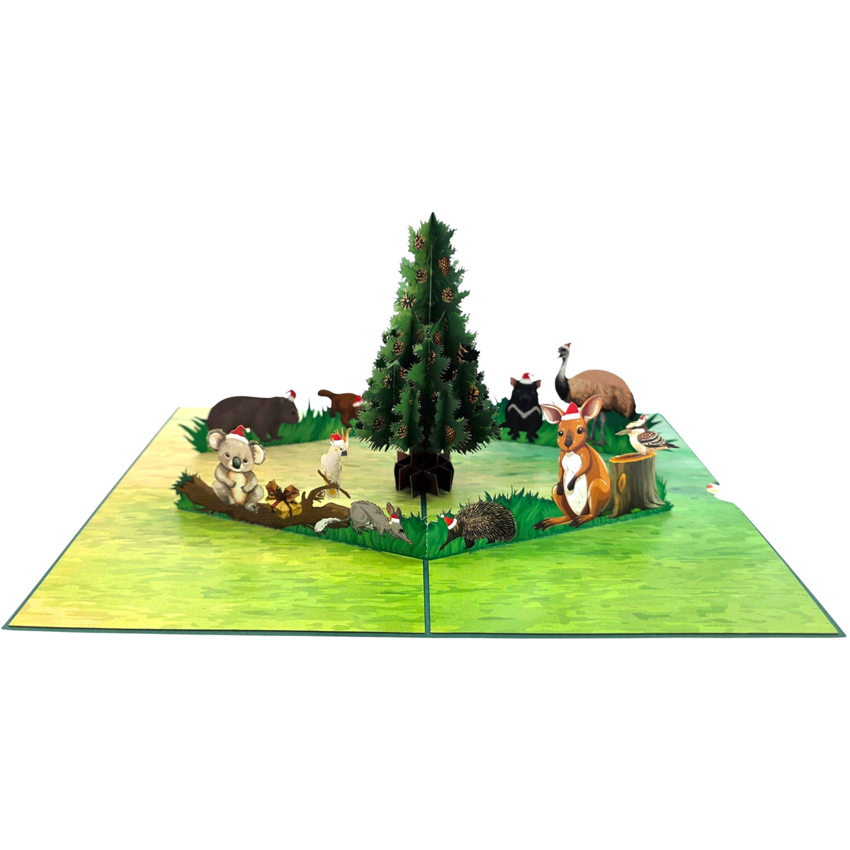An Australian Christmas Pop Up Card