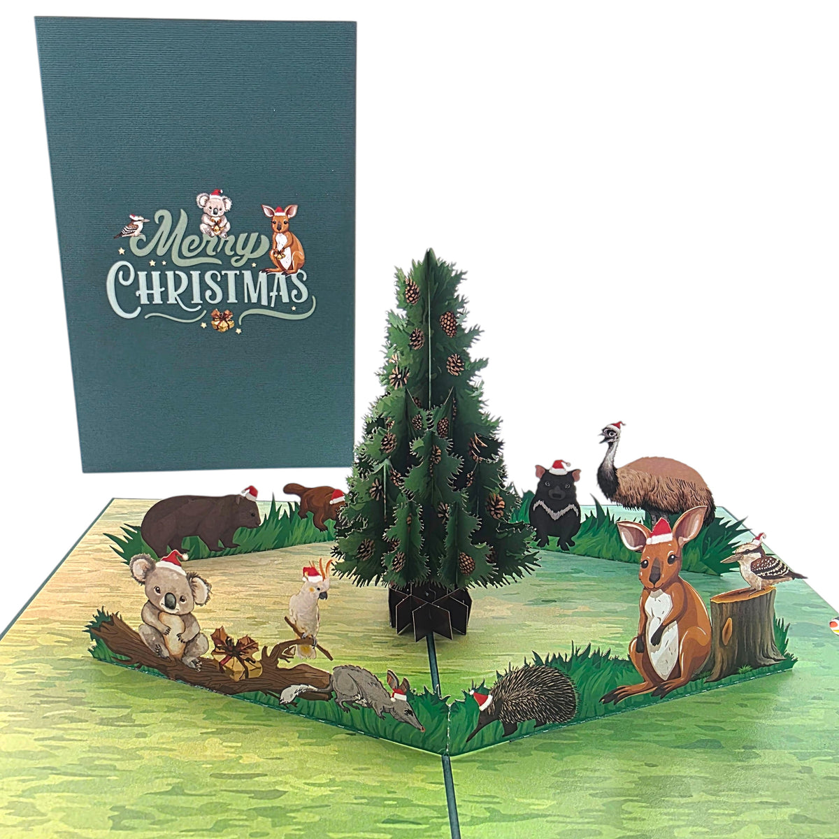 An Australian Christmas Pop Up Card
