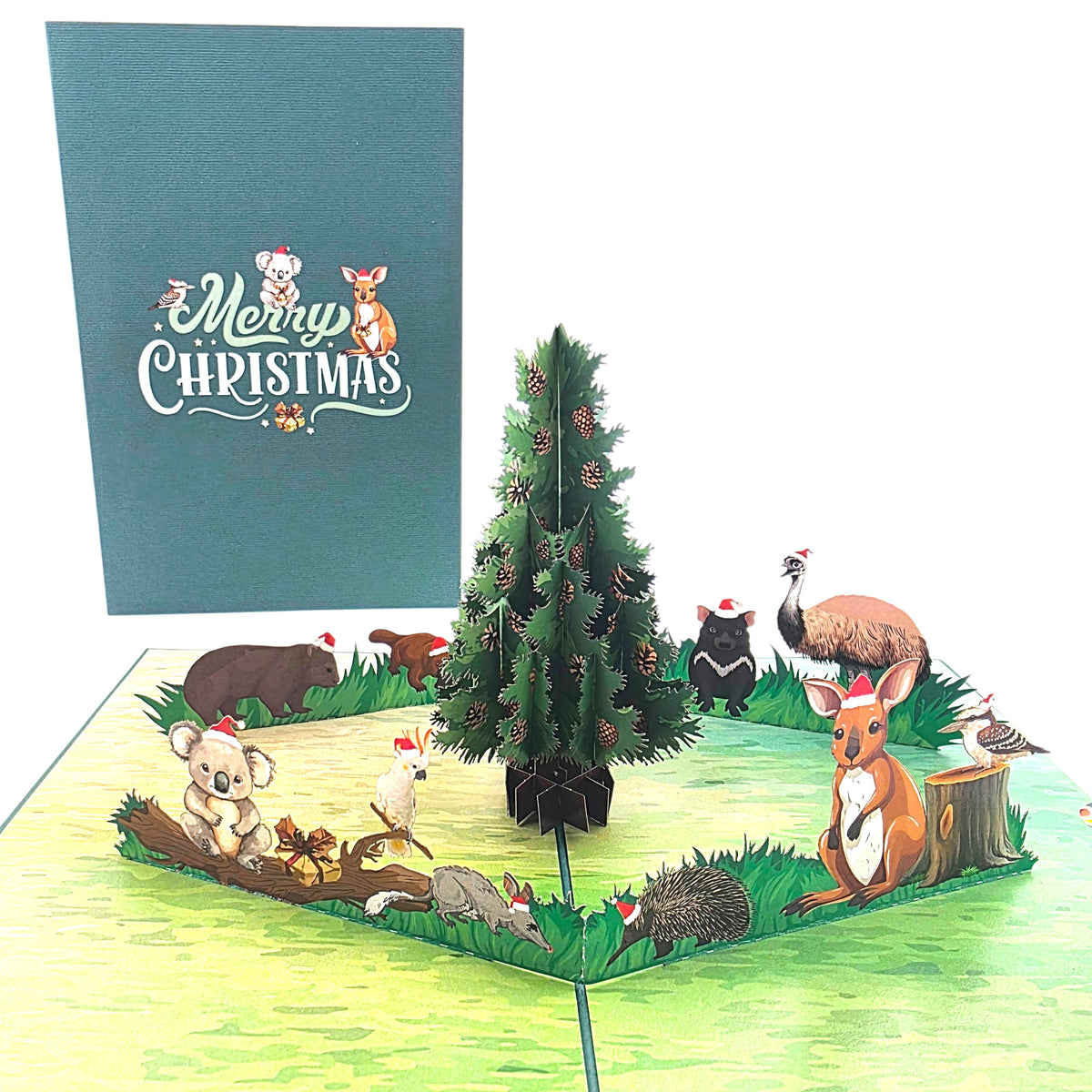 An Australian Christmas Pop Up Card