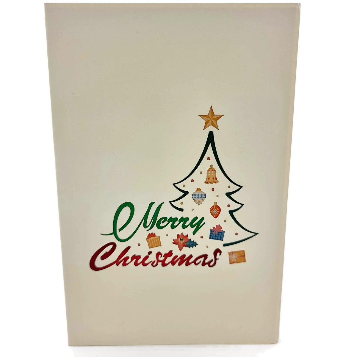 Xmas Tree Merry Christmas Pop Up Card